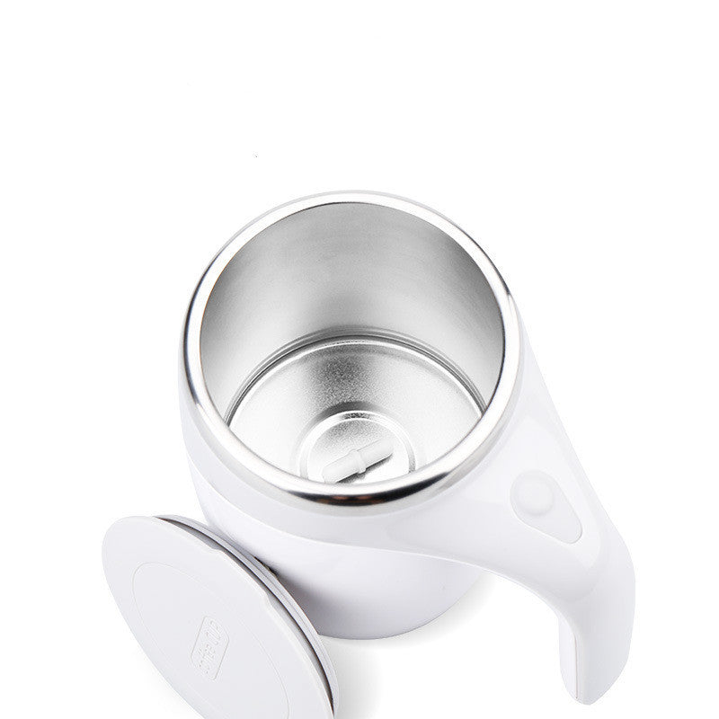 Rechargeable Automatic Electric Stirring Coffee Cup – Magnetic Rotating Milkshake & Water Mixer