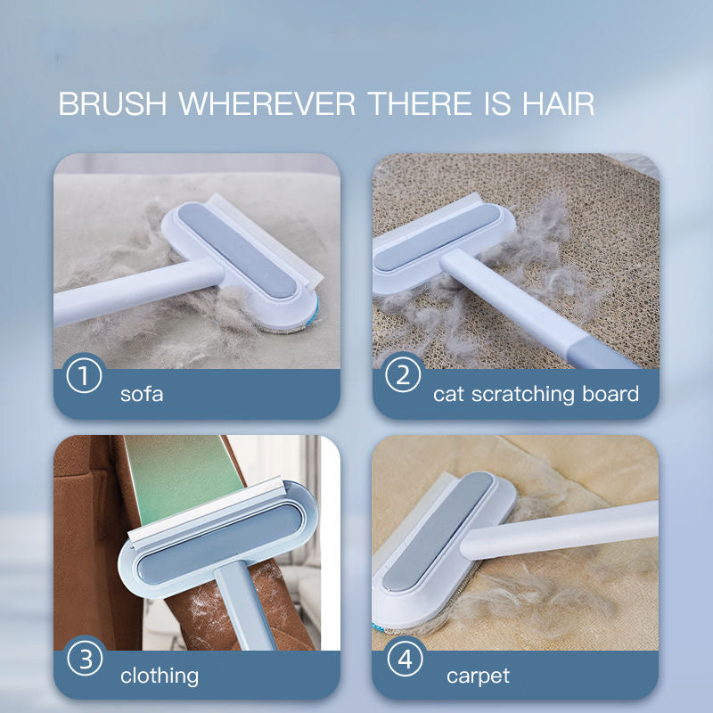 4-in-1 Multifunctional Pet Hair Remover Brush – for Dogs, Cats, Furniture & Window Screens