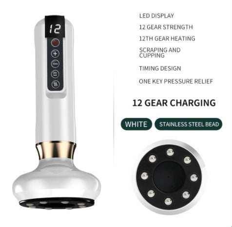 Electric Vacuum Cupping Massager – Anti-Cellulite Gua Sha Suction Cups for Body Slimming & Fat Burning