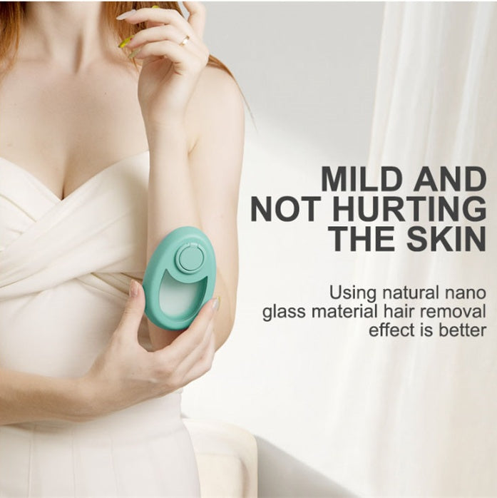 CJEER Upgraded Crystal Hair Removal Eraser – Painless Hair Removal for Legs, Back & Arms