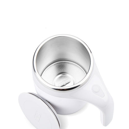 Rechargeable Automatic Electric Stirring Coffee Cup – Magnetic Rotating Milkshake & Water Mixer