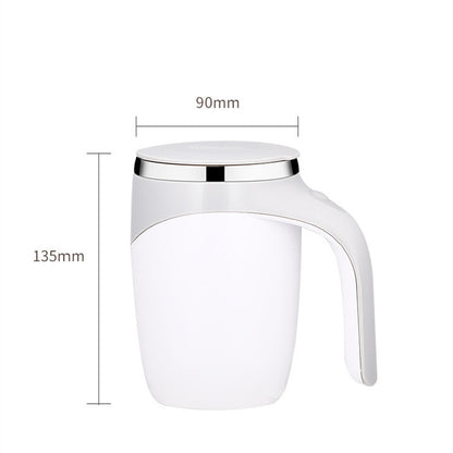 Rechargeable Automatic Electric Stirring Coffee Cup – Magnetic Rotating Milkshake & Water Mixer