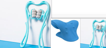 Multifunctional Six-Wheel Manual Neck Massager – Pain Relief Roller Massage Tool