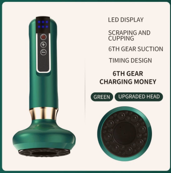 Electric Vacuum Cupping Massager – Anti-Cellulite Gua Sha Suction Cups for Body Slimming & Fat Burning