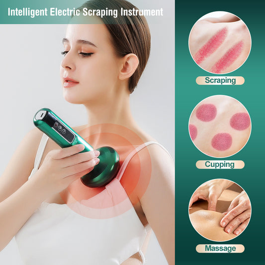 Electric Vacuum Cupping Massager – Anti-Cellulite Gua Sha Suction Cups for Body Slimming & Fat Burning